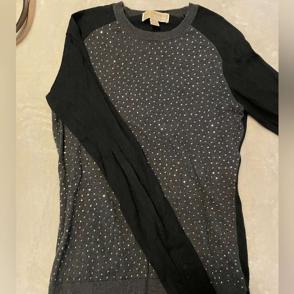 MK studded sweater